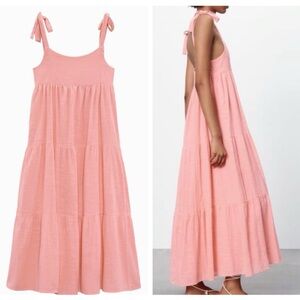 ZARA tiered cotton dress